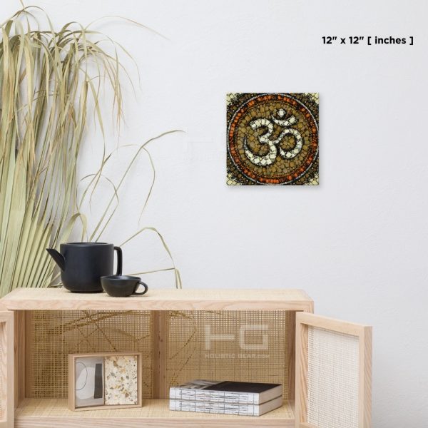 OM Symbol Art on Canvas | Wall Art #009 | Supernatural Series for Living Room Hall Study or Kitchen Wall