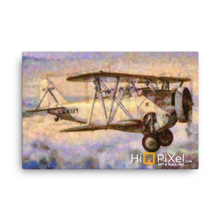 Grumman FF / SF "Fifi" in flight | Canvas Wall Art #W018 | Flight Series