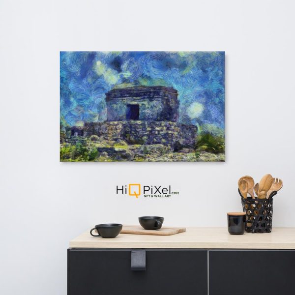 Tulum Mayan Civilization | Canvas Wall Art #W019 | Ancient Series