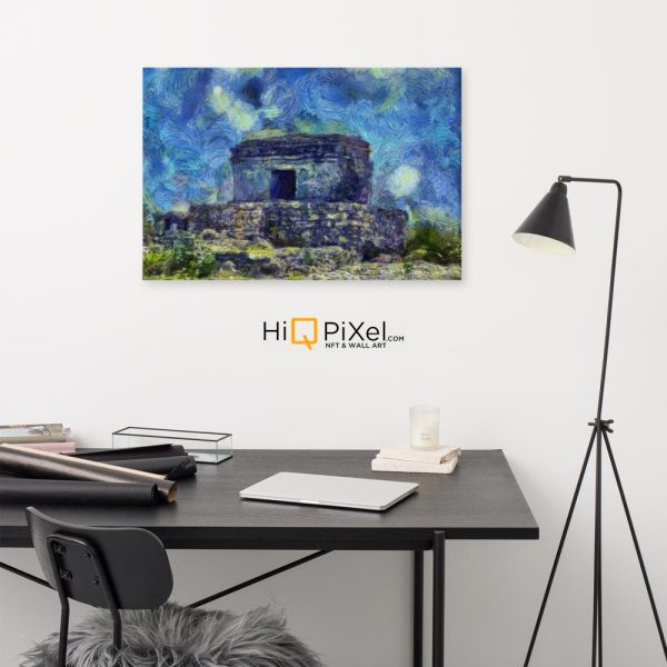 Tulum Mayan Civilization | Canvas Wall Art #W019 | Ancient Series